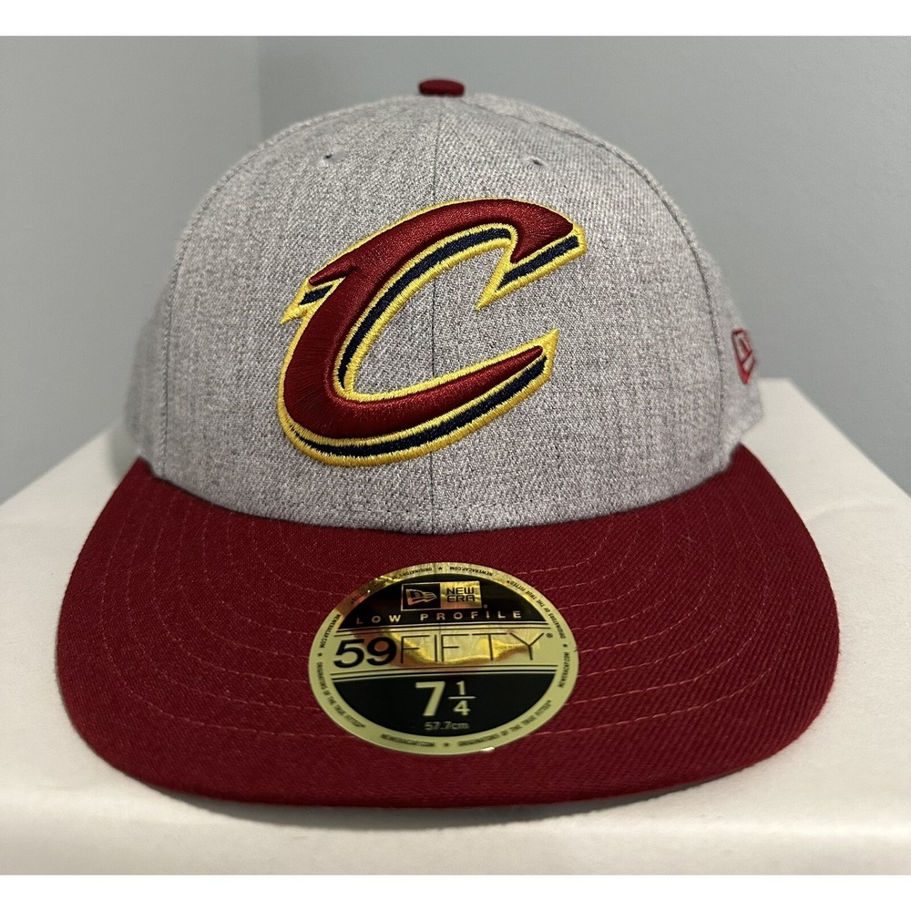 Cleveland Cavaliers NBA New Era 59FIFTY Fitted Hat Cap Size 7 1/4 Wool Blend NEW